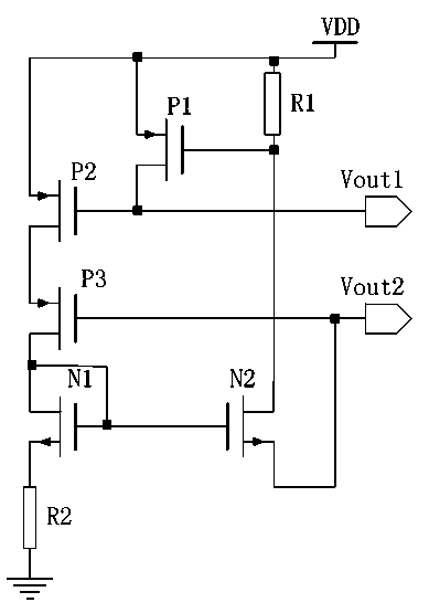 Circuit for reducing load power consumption when power is switched off