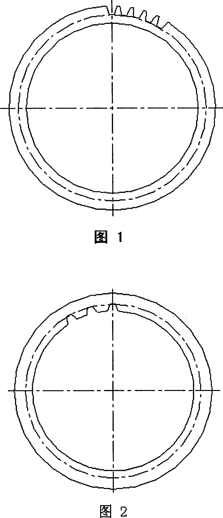 Clutch friction plate steel back-steel friction plate working method