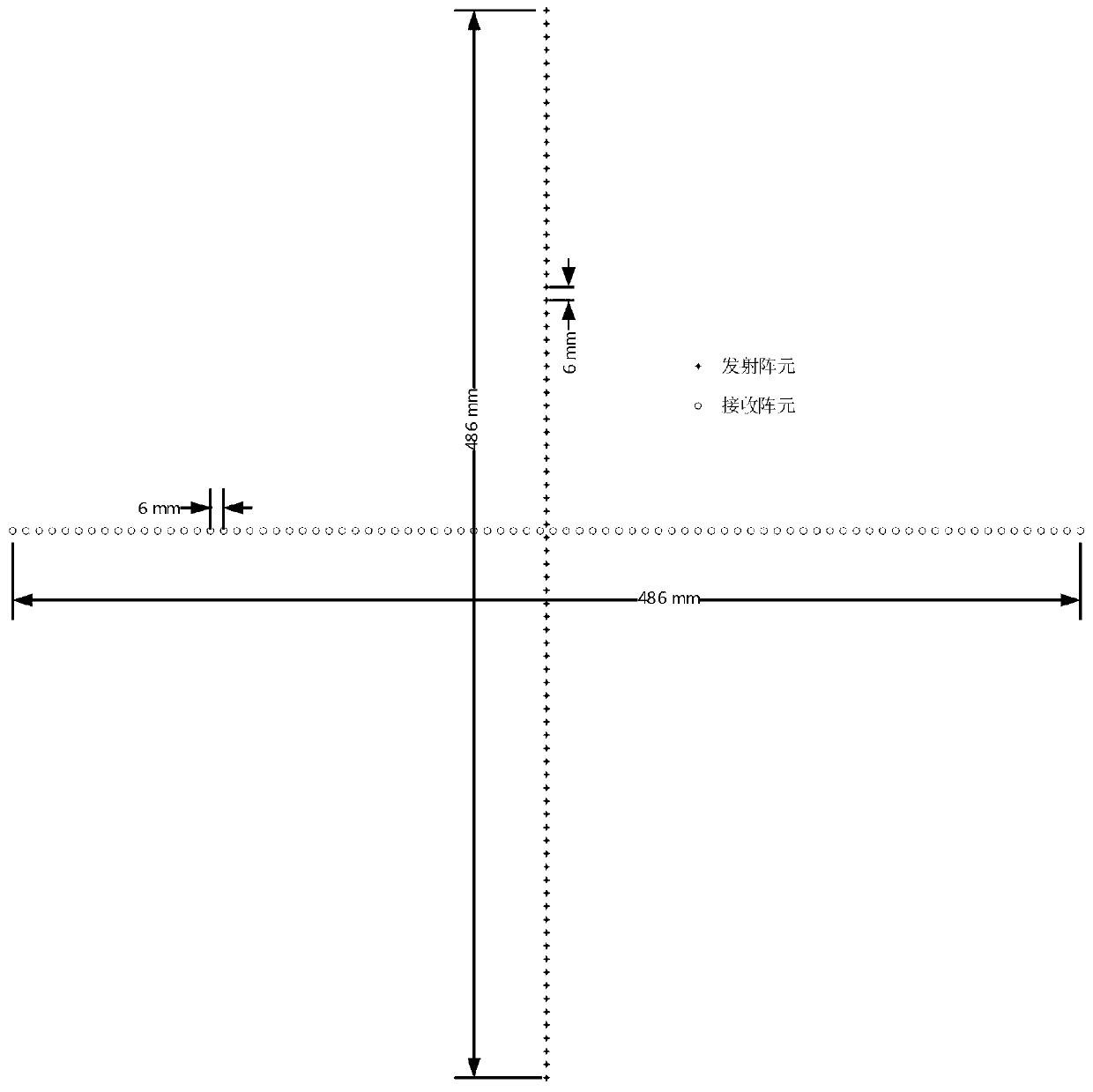 Channel millimeter wave periodic crossed array antenna