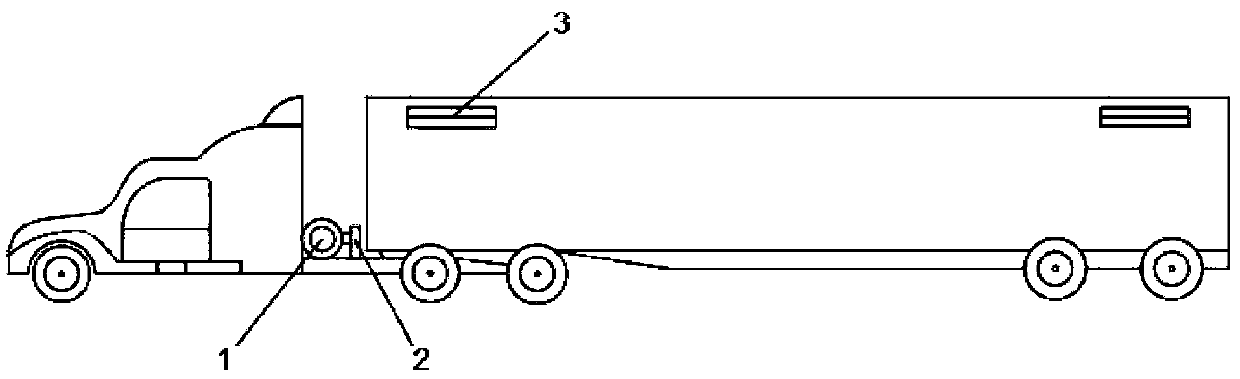 Liquid tank truck rollover buffering device and control method thereof