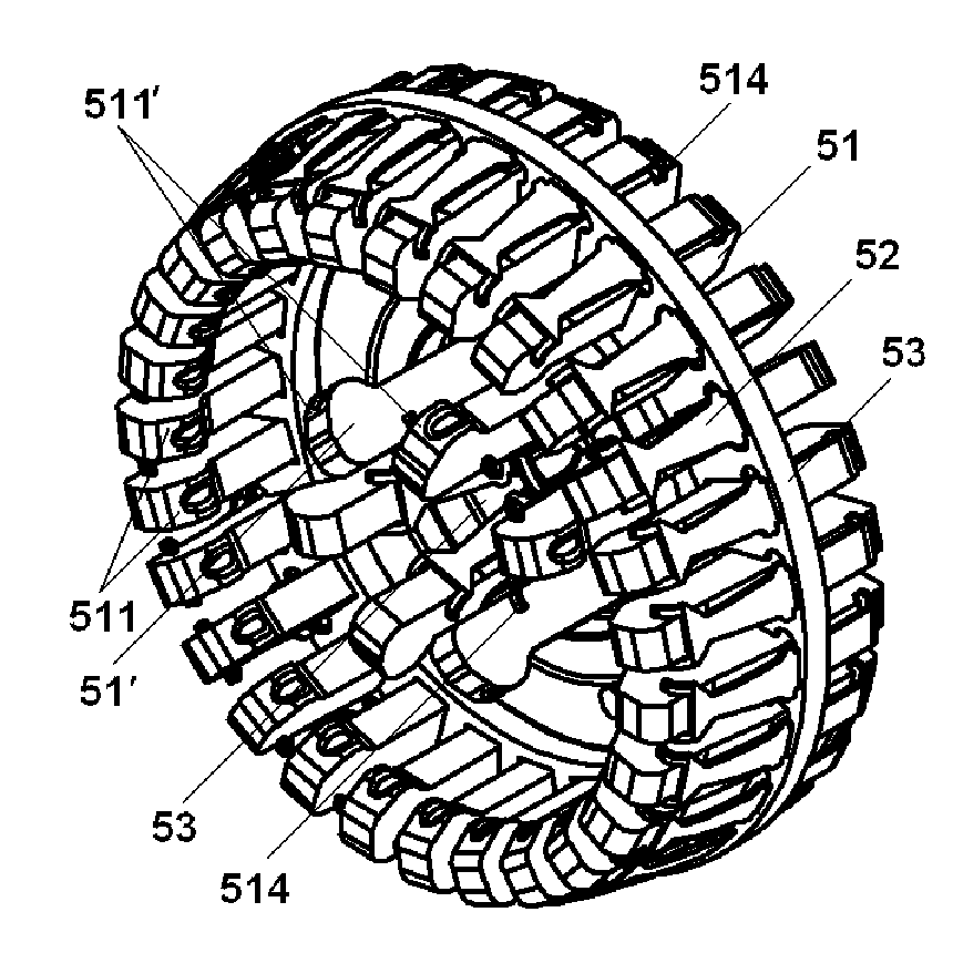 Tulip contact and electrical contact system for switching device
