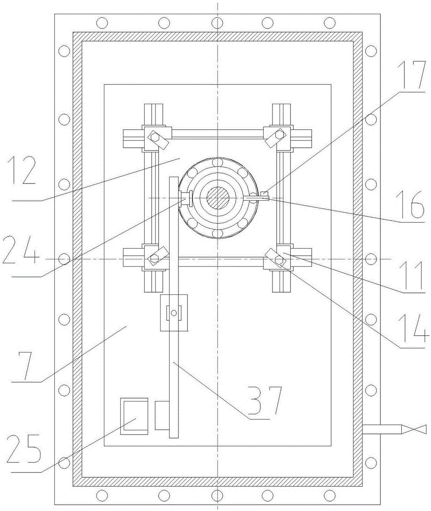 A kind of bushing wear test device under special gas atmosphere