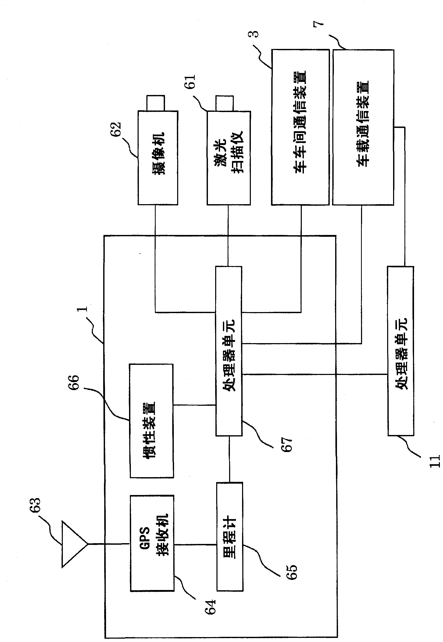 Train-of-vehicle travel support device