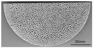 Preparation method of micro-nano double-scale composite porous material
