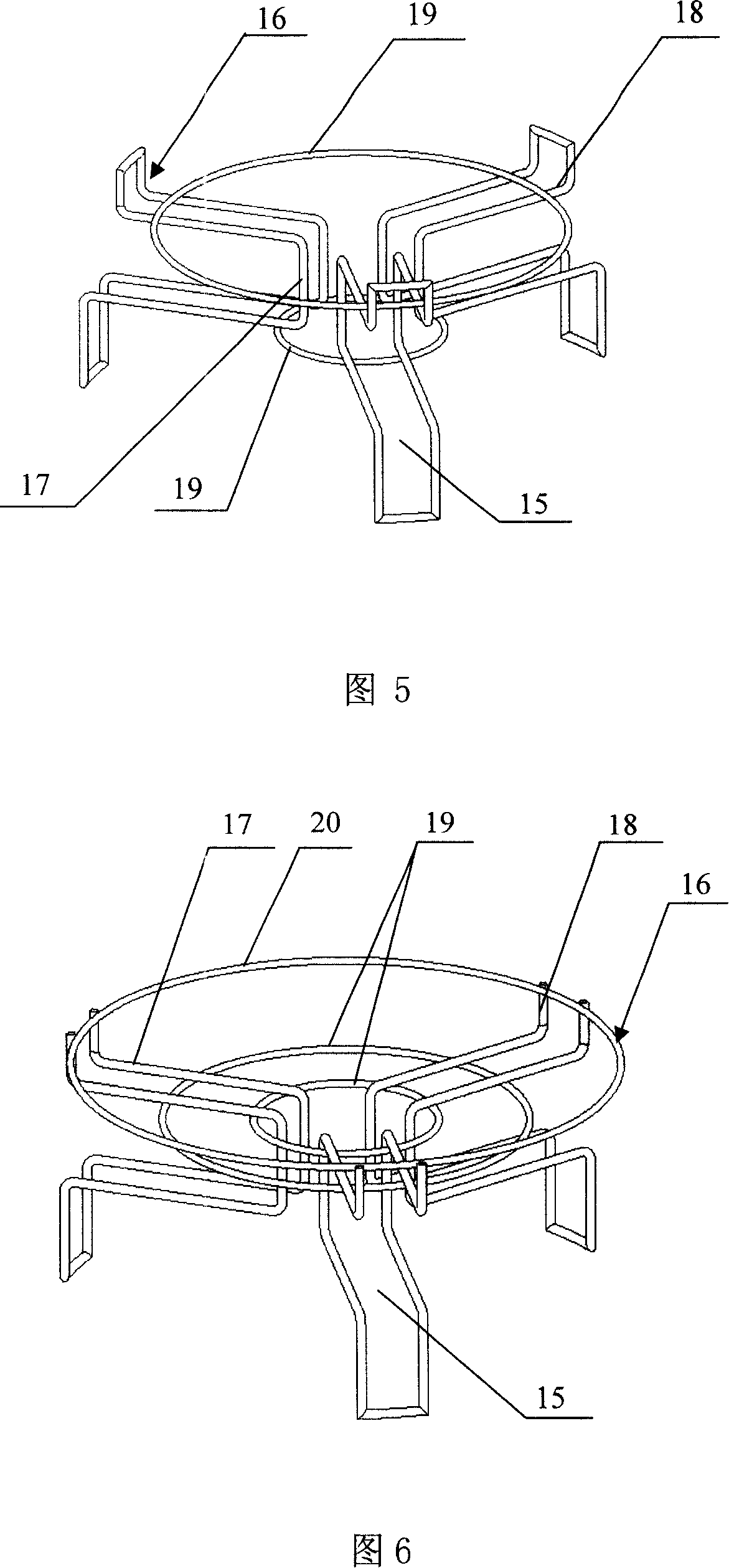 Roasting dish barbecue grill structure with oil stain preventing function