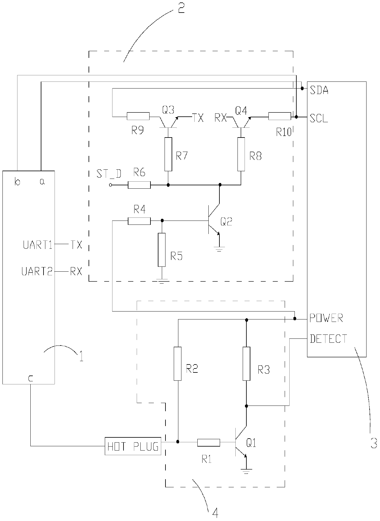 Switching circuit based on hdmi interface