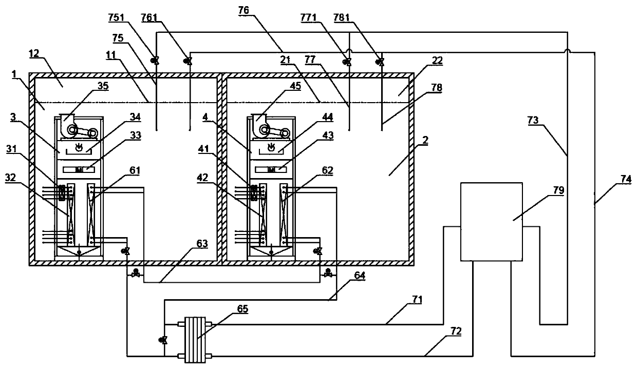 An energy recovery air-conditioning and refrigeration equipment enthalpy difference laboratory