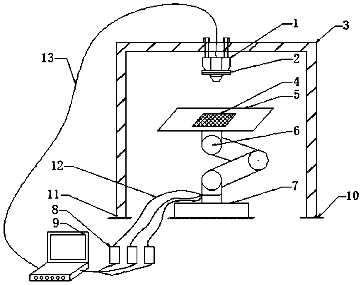 Repeated positioning precision measuring method for industrial robot