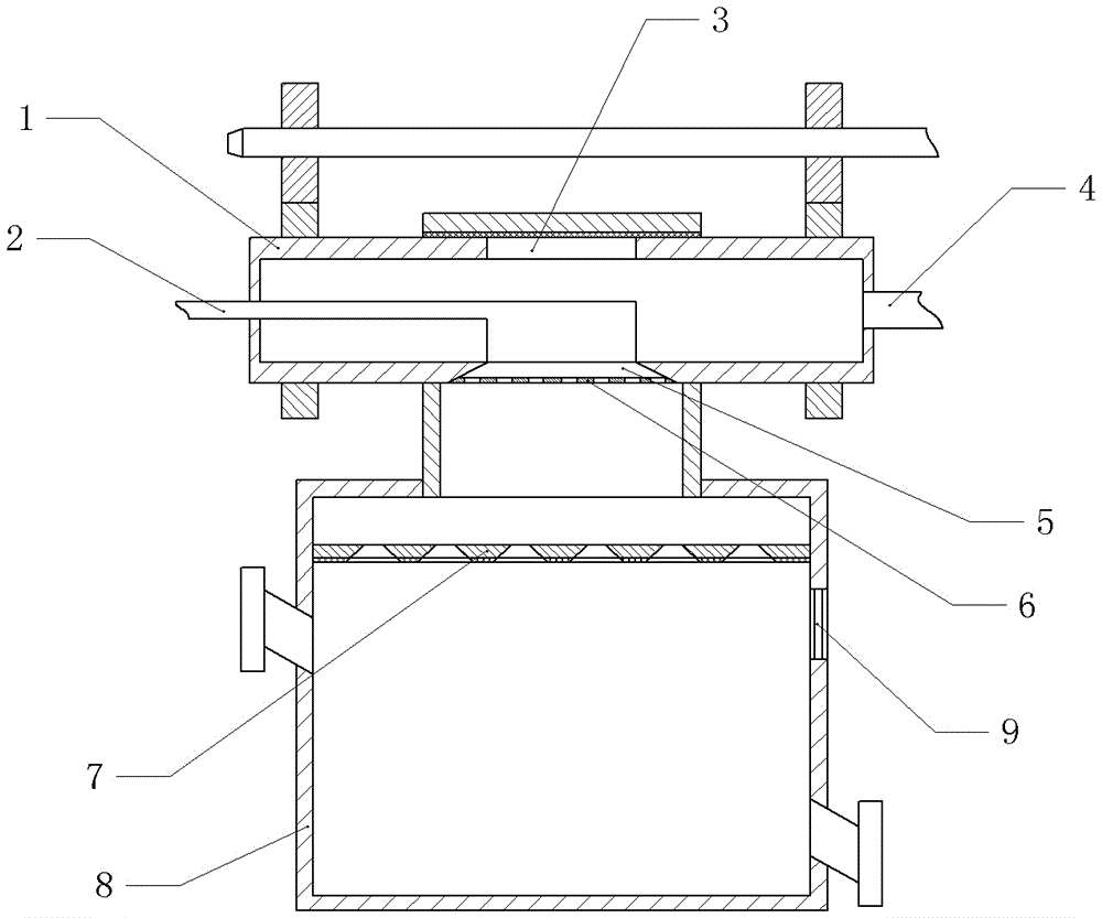 Corn peeling device