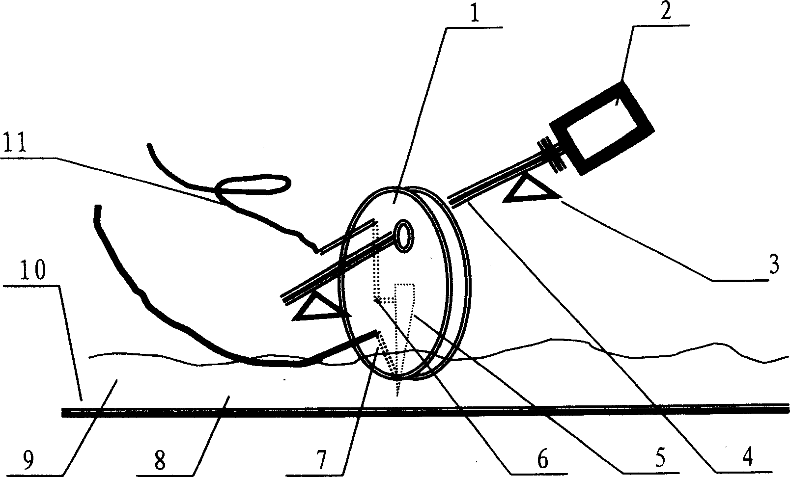 Intelligent absorption type transmission separating system with synchronous frequency conversion control