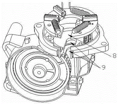 Front wiper motor