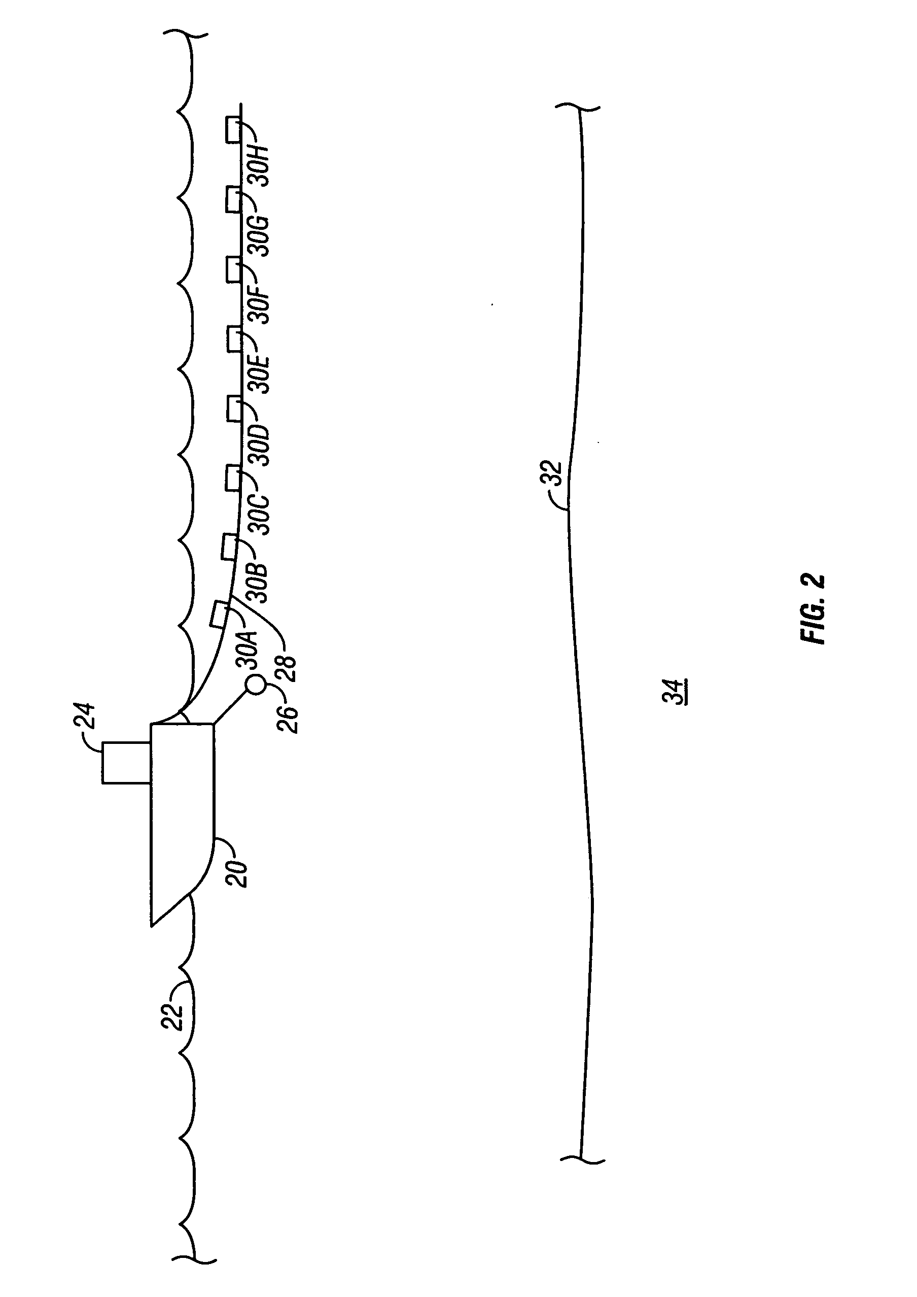 Frequency division and/or wavelength division multiplexed recursive fiber optic telemetry scheme for an optical sensor array