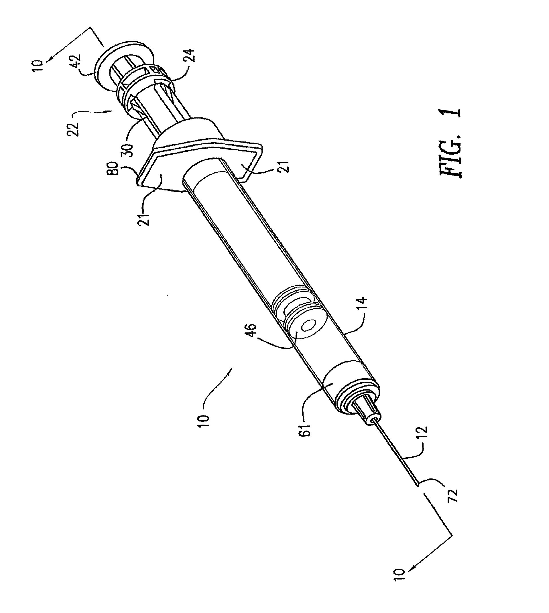 Retractable needle syringe assembly