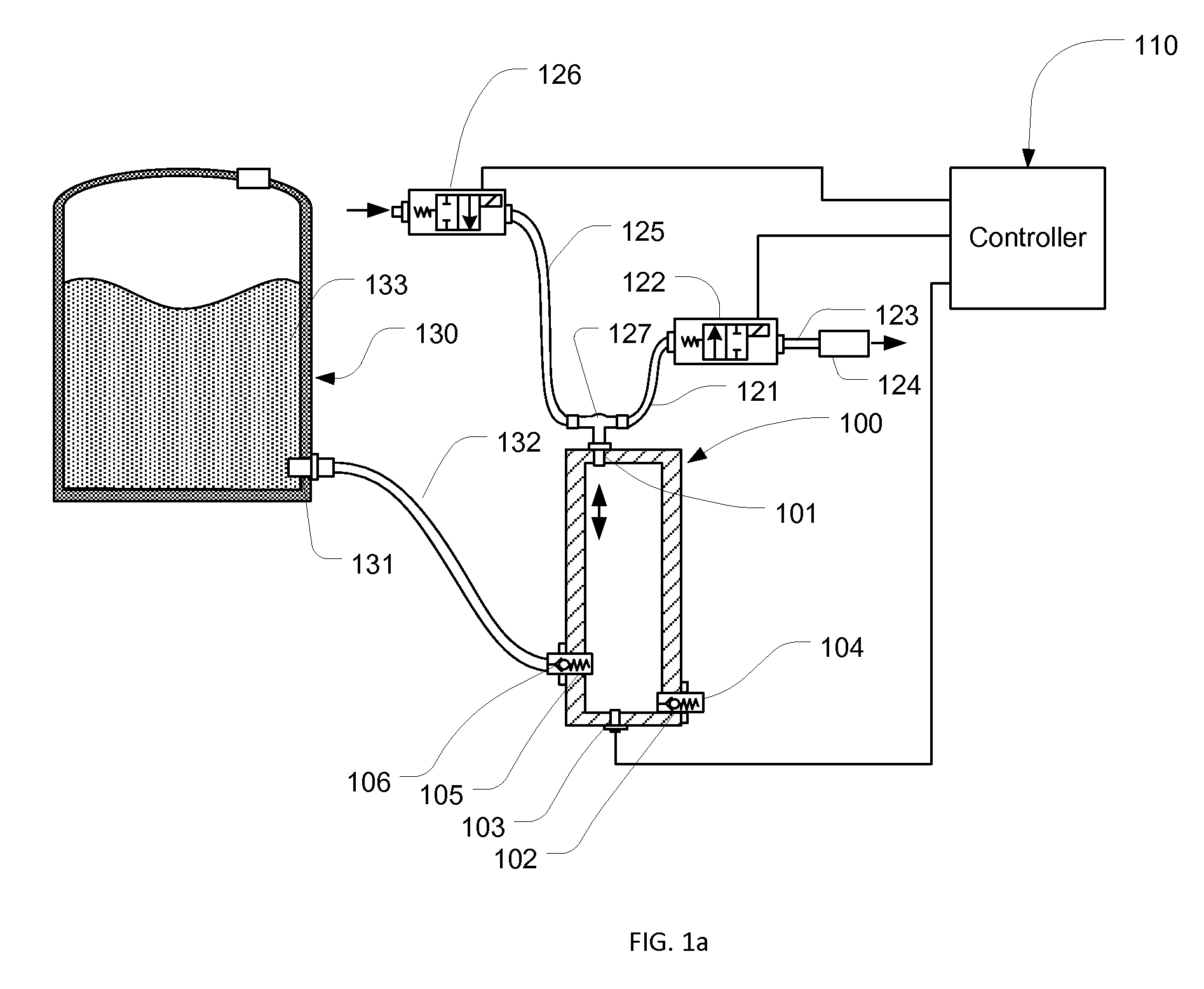 Air-driven hydraulic pump with pressure control