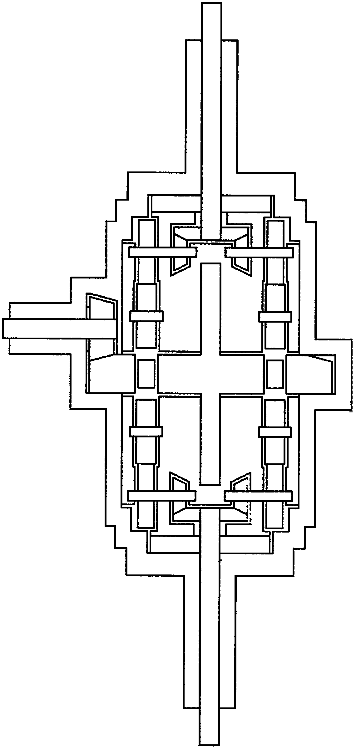 Mechanical antiskid differential