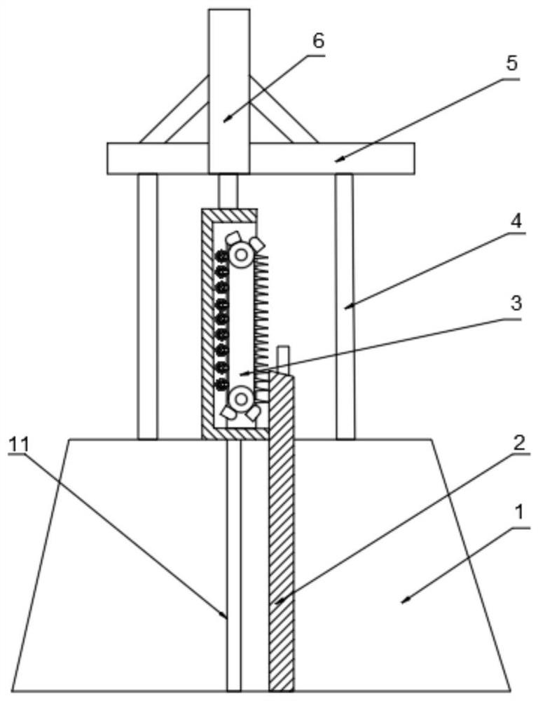 Sluice cleaning device for water conservancy project