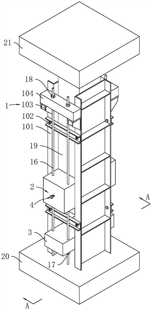 Jacking device for building storey adding