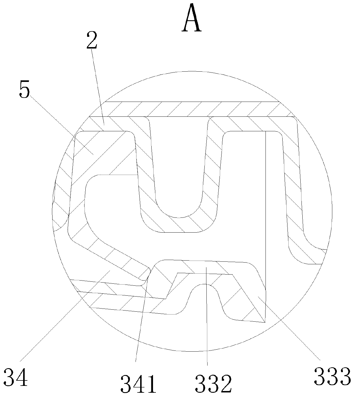 Pipe assembly with anti-disengagement sealing structure