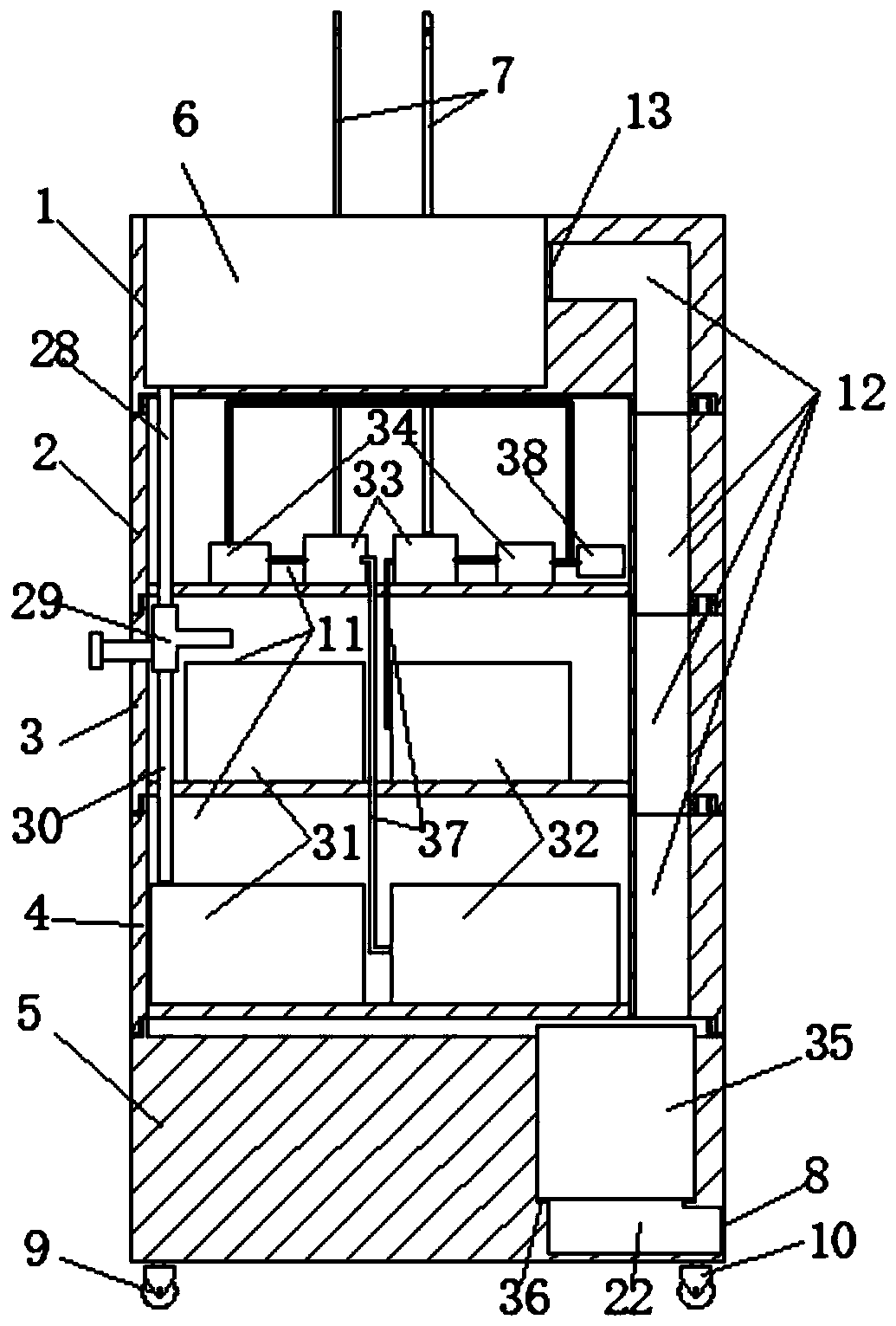 Automatic supply and discharge system and purification device for medical liquid reagent