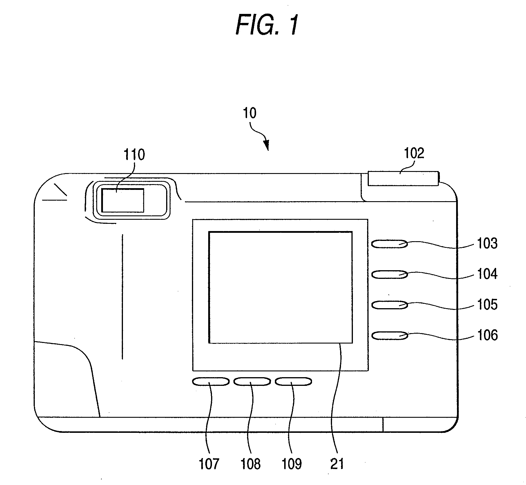 Digital Camera Having Input Devices and a Display Capable of Displaying a Plurality of Set Information Items