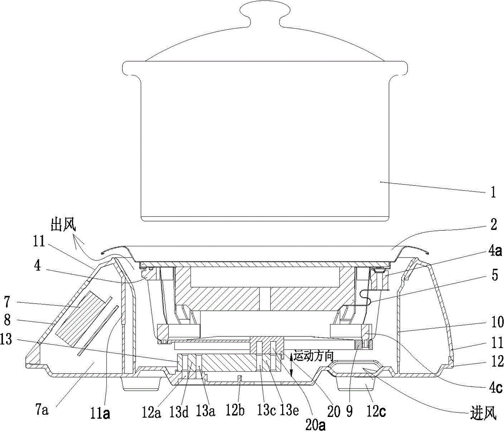 Digital and quantitative electric heating stove and implementation method thereof