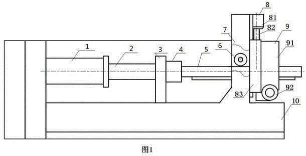 Large-diameter internal gear broaching machining device