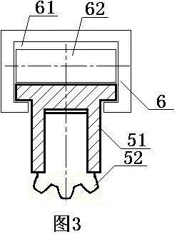 Large-diameter internal gear broaching machining device