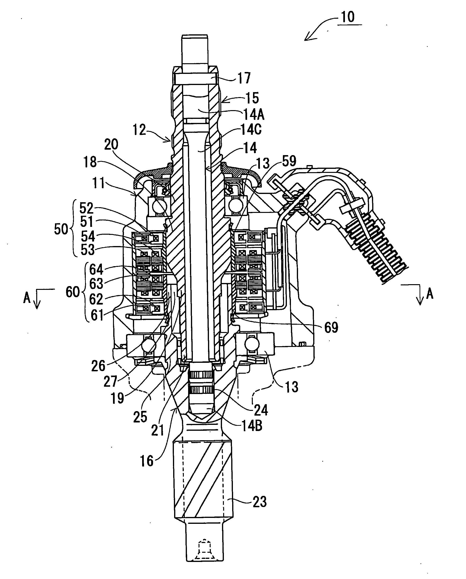 Torque sensor and electric streering device using the same