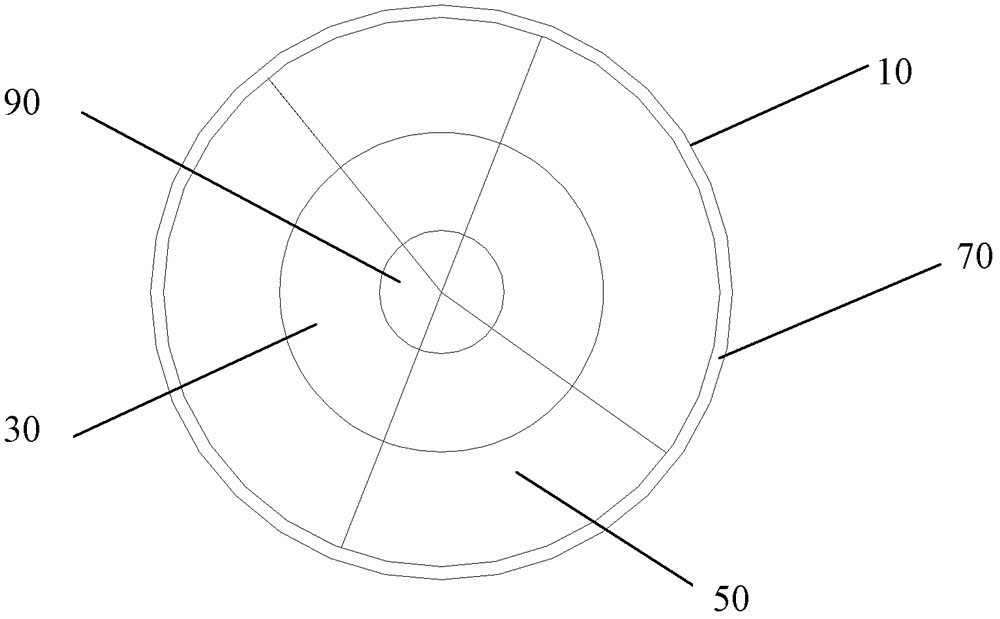 Color wheel, light source, projector and manufacturing method of color wheel