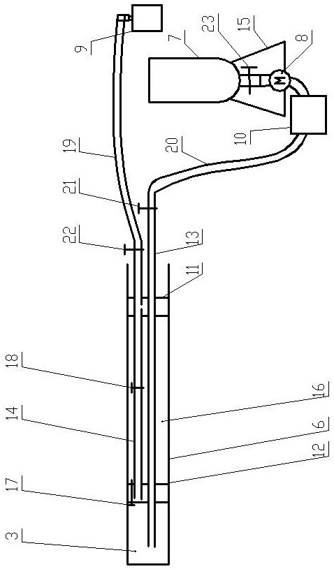 Crossing hole, heat injection and hydraulic flushing synergistic extraction-promoting enhancing method