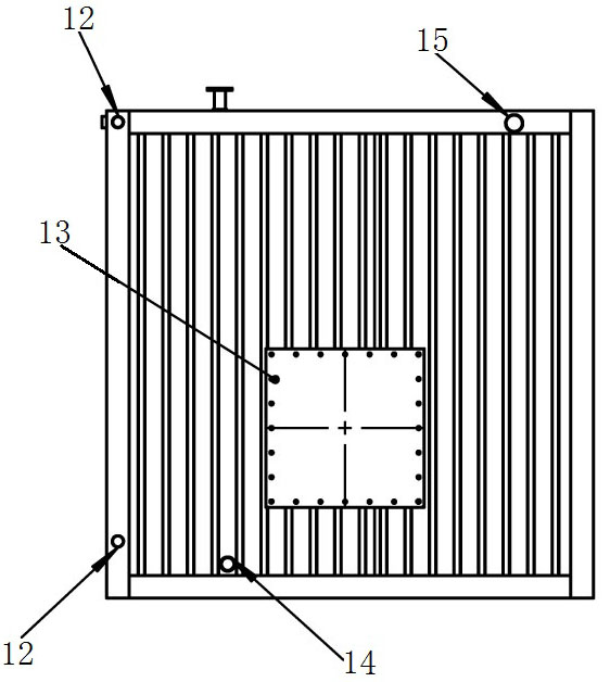 Movable integrated small and medium-sized fermentation device and method for treating organic wastes