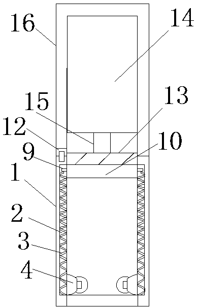 Auxiliary tool for installing building wall nail