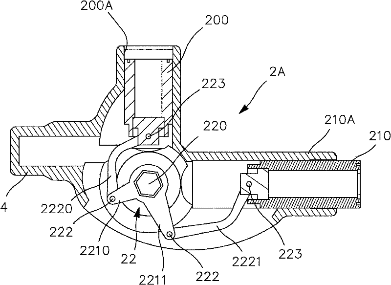 Electric switching apparatus provided with two switches, such as a busbar sectionalising switch and an earthing switch, and including a driving means common to the mobile contacts of the switches