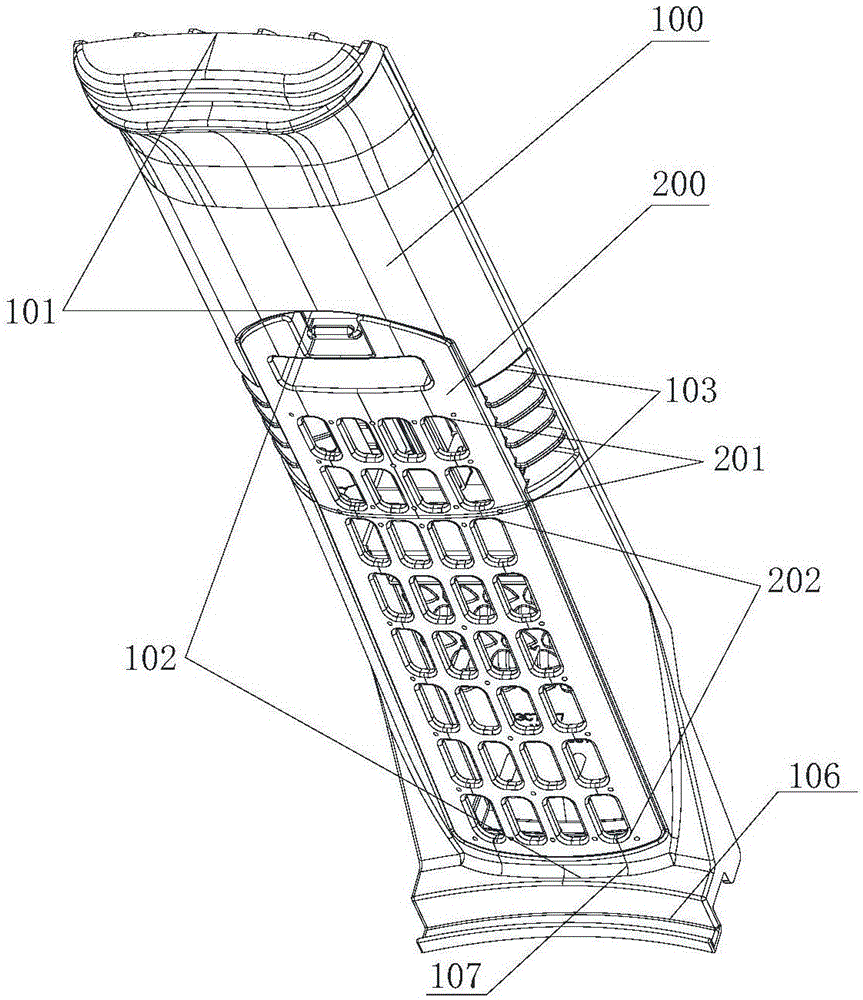 Omnibearing thread scrap filtering unit and washing machine