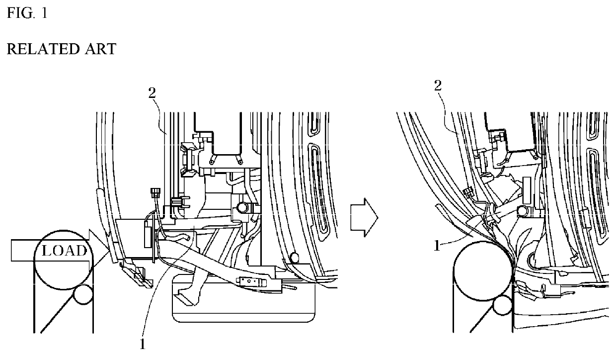 Front vehicle body reinforcing structure