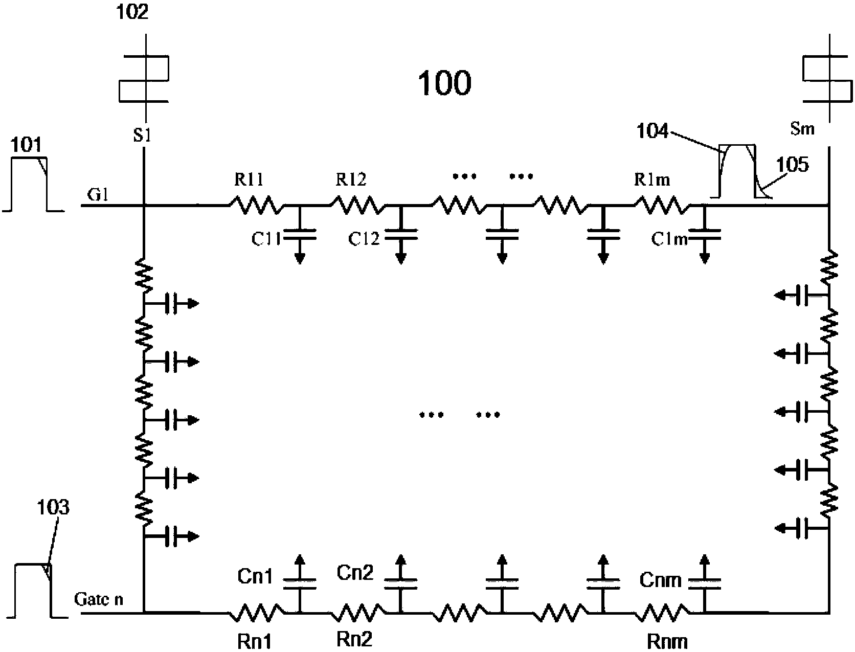 Liquid crystal displayer and drive method of grid signal of liquid crystal displayer