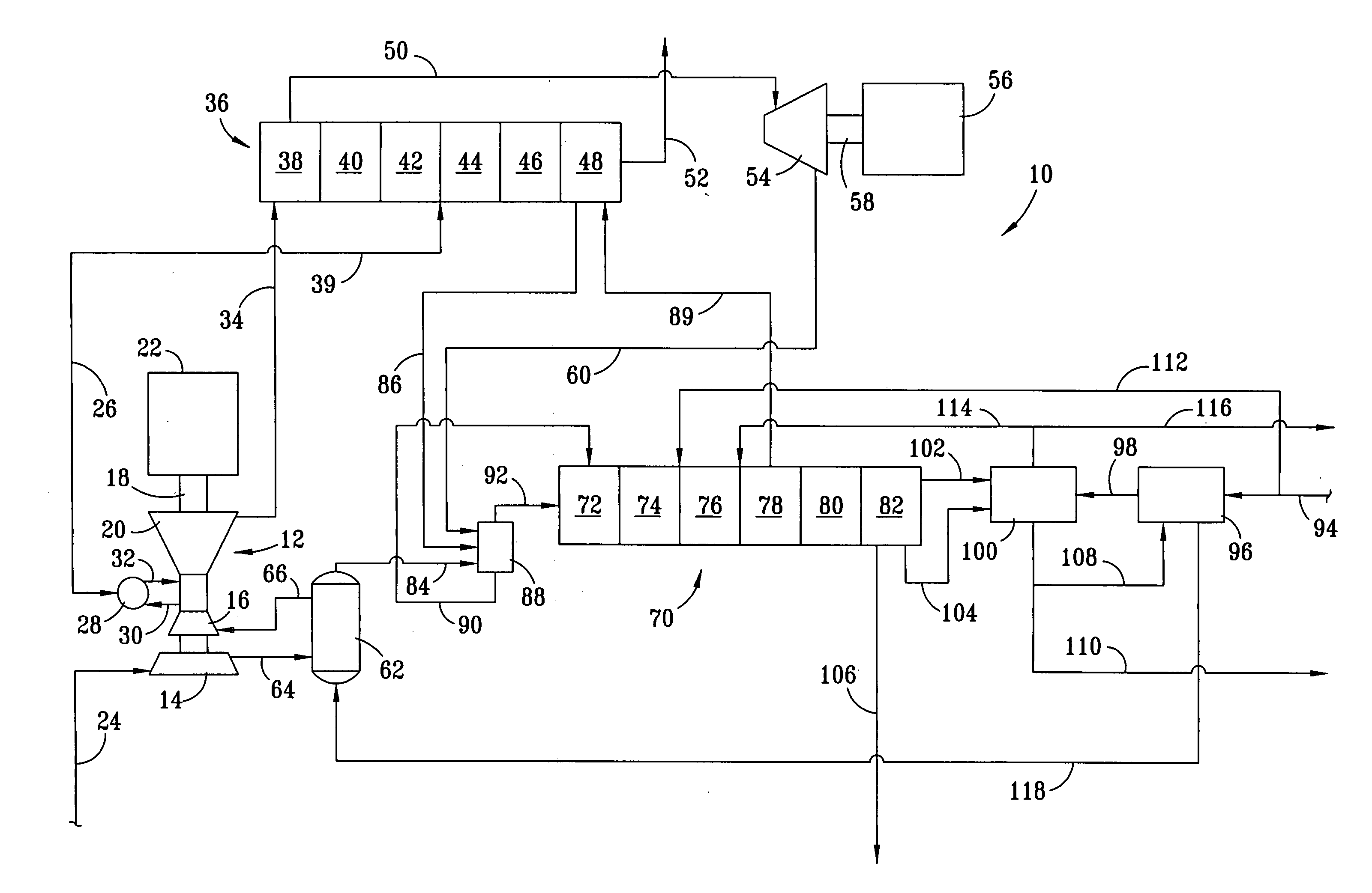 Method for producing a distillate stream from a water stream containing at least one dissolved solid