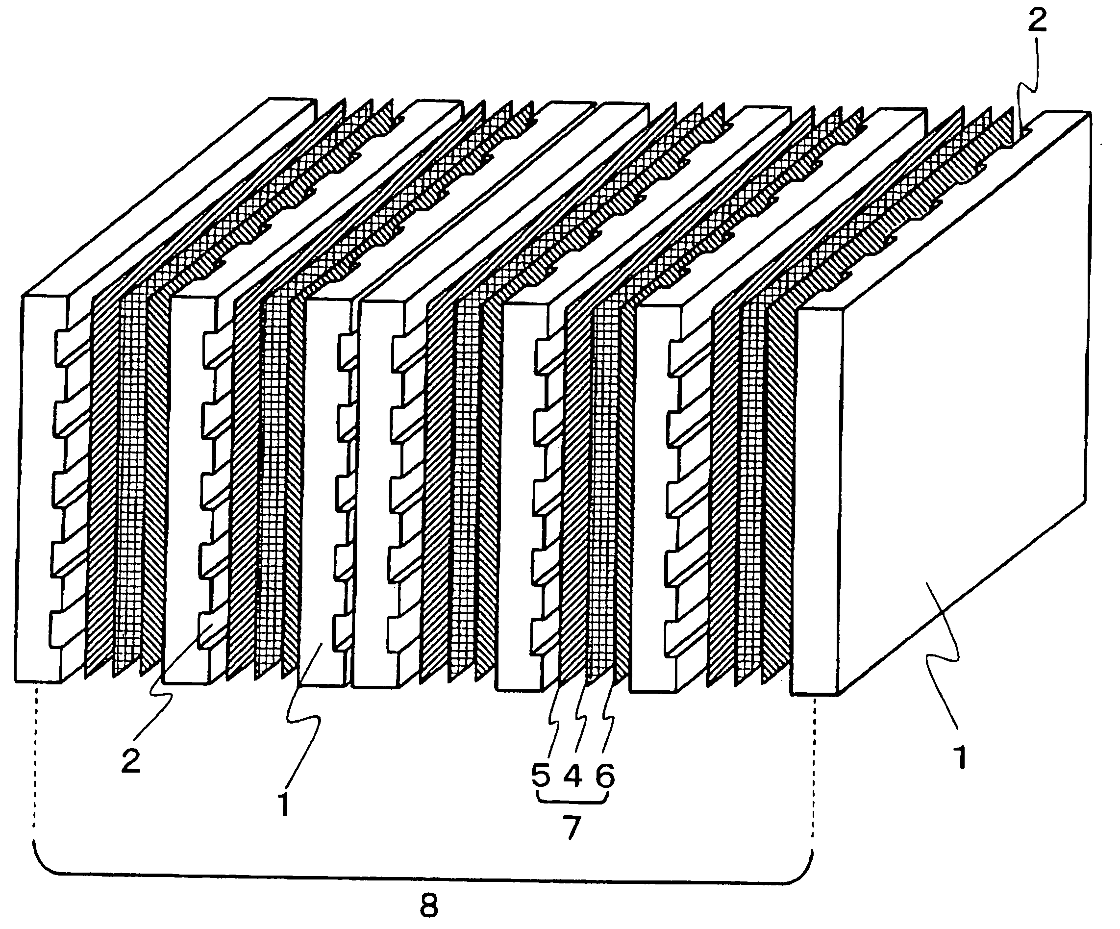 Method for producing separator for fuel cell, separator for fuel cell and fuel cell