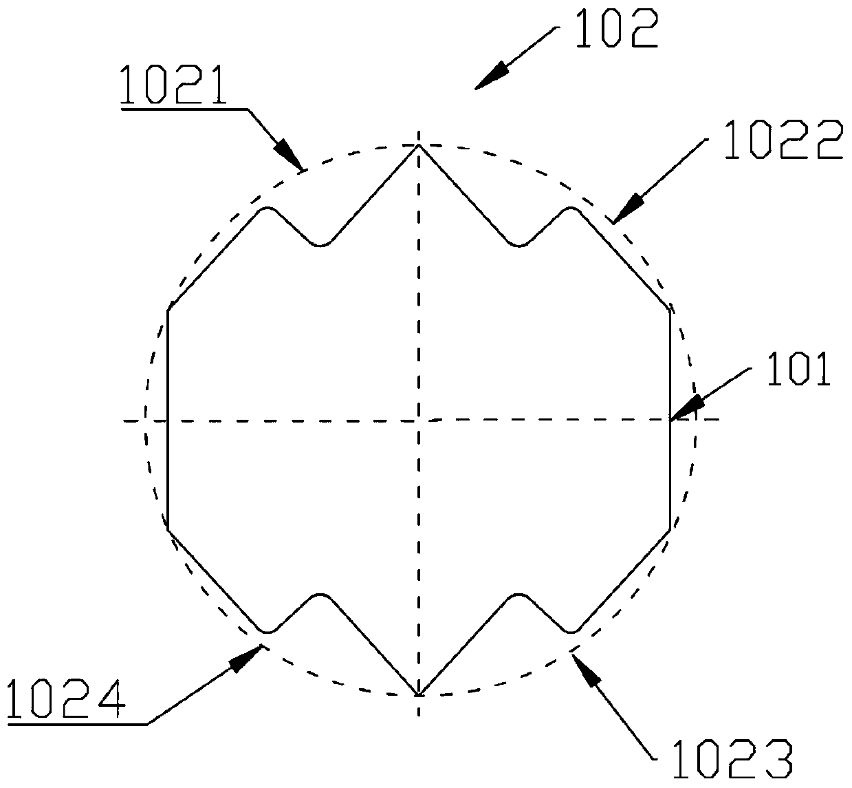 Large-section laminated wood manufactured from undersized logs and manufacturing method thereof