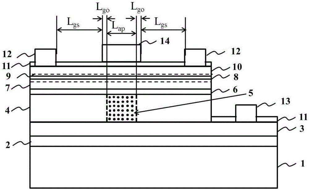 AlGaN/GaN HEMT device with vertical structure and method for manufacturing device