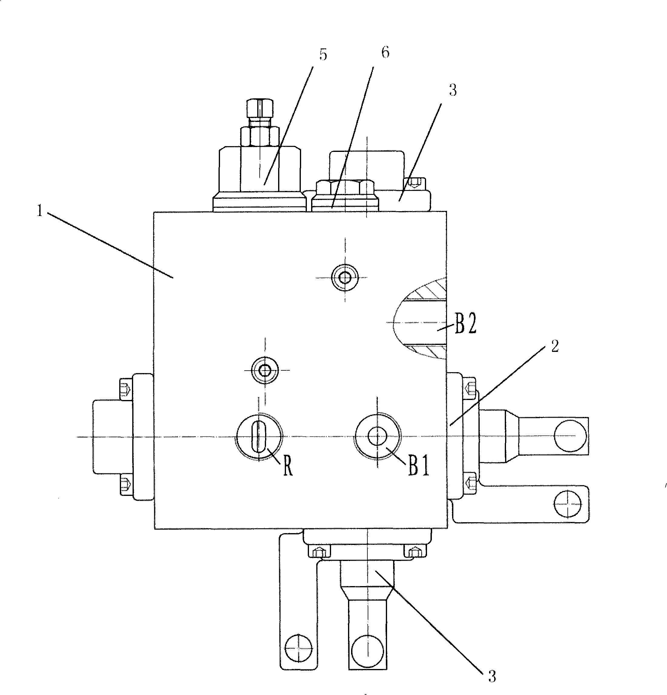 Lifting and steering hydraulic integrated valve with manual convenience