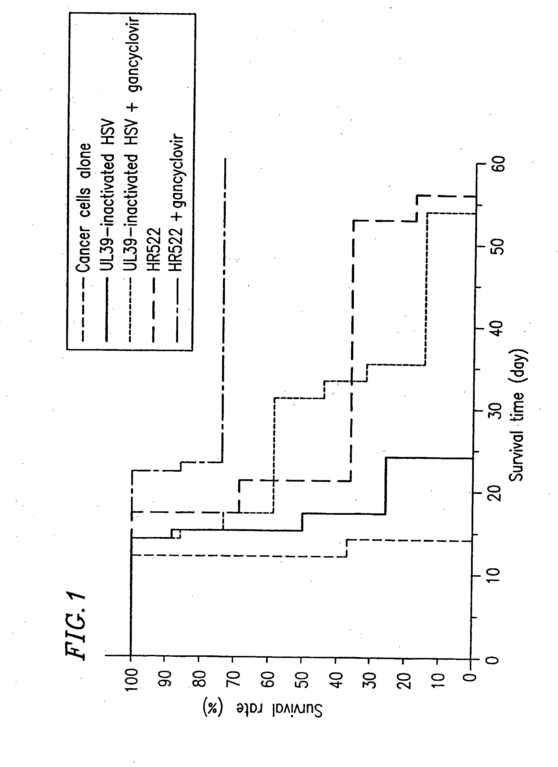 Composition and method for treating cancer using herpes virus