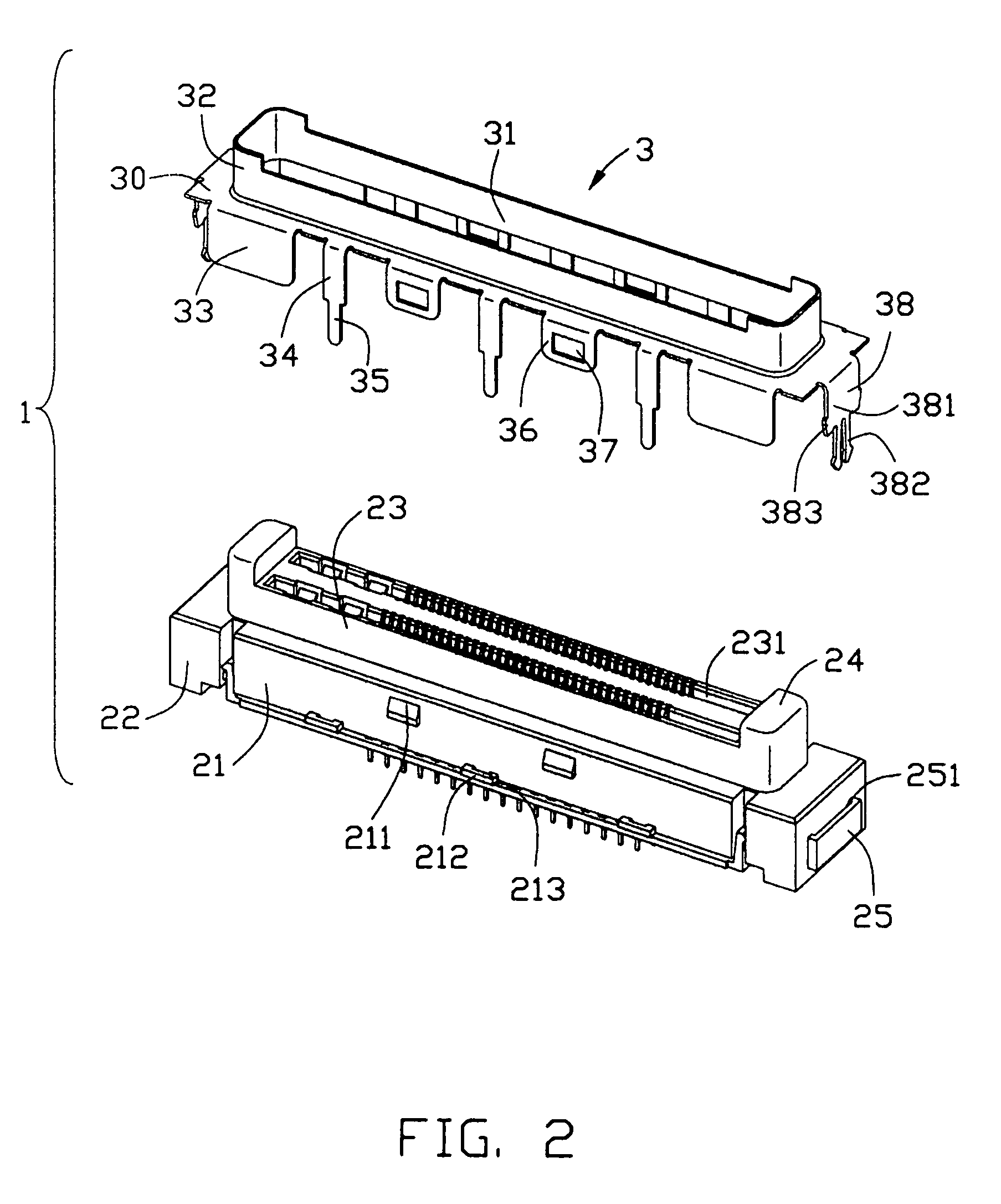 Electrical connector with shielding member