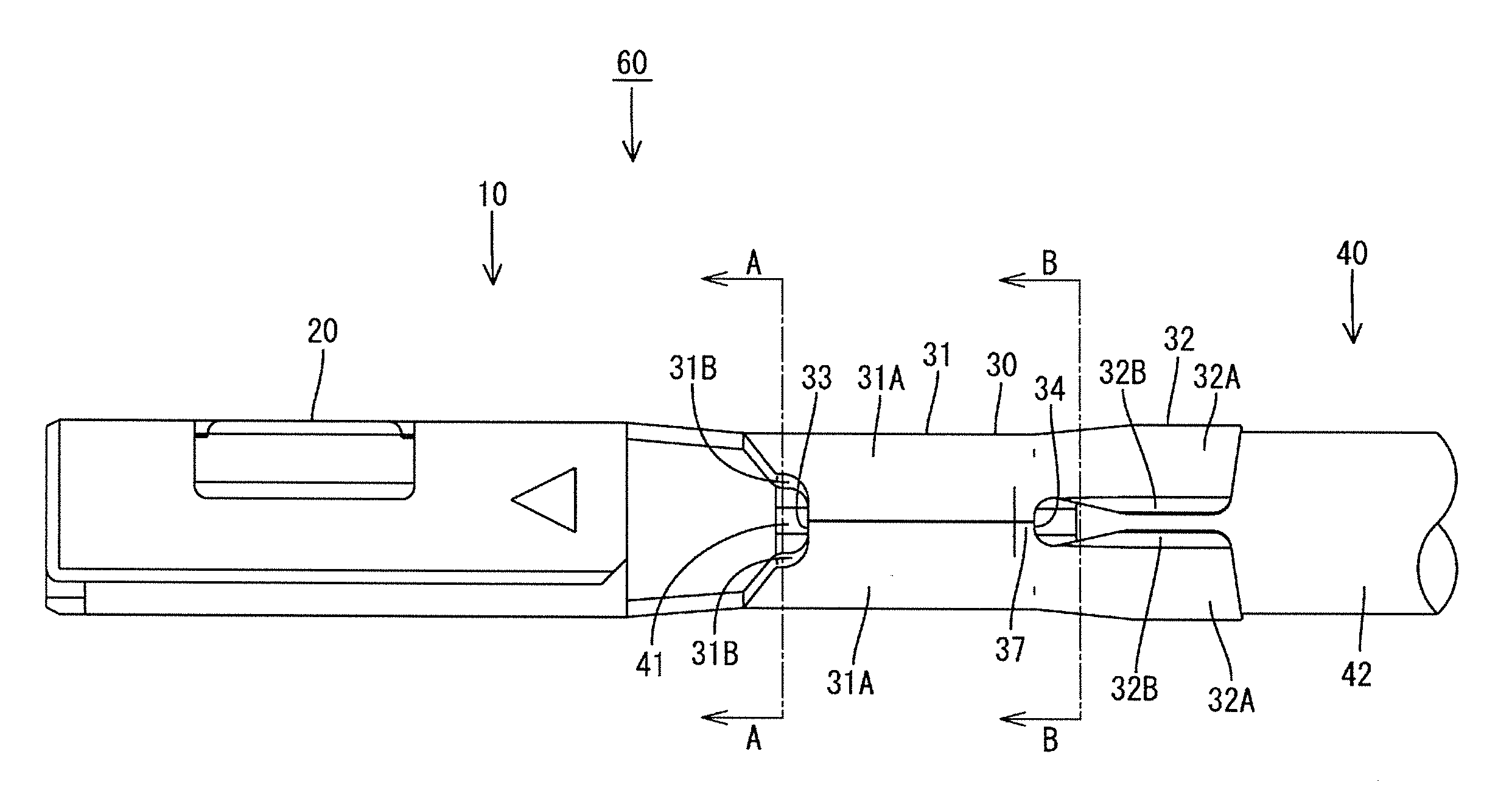 Wire with corrosion-resistant terminal