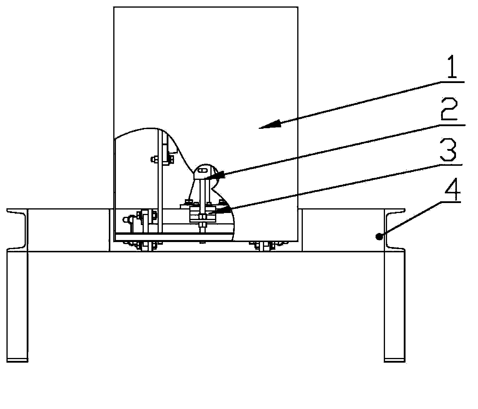 Material bag pouring structure of belt conveyor