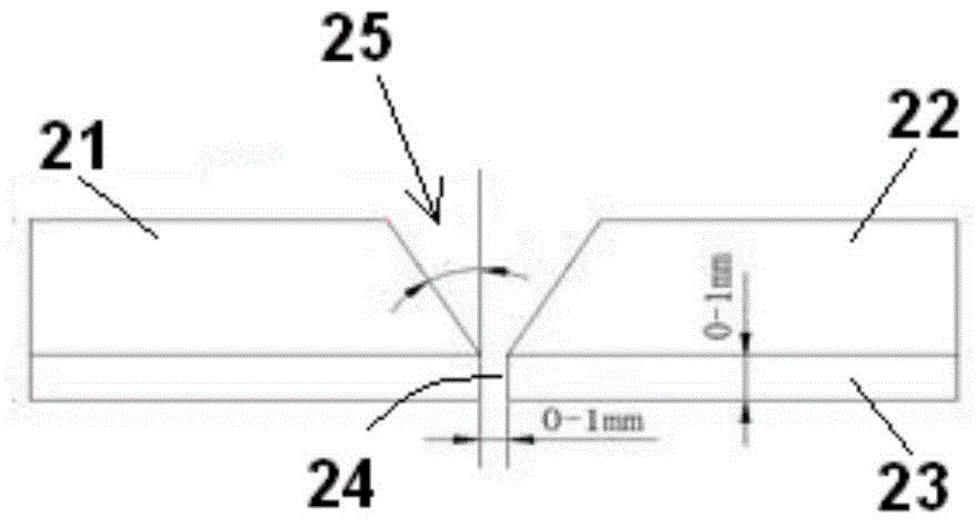 Welding method for mig automatic welding of cemented carbide and steel