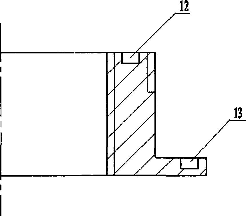 Seal structure for tank periscopic lens