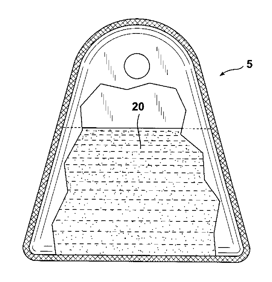 Ostomy Pouch Comprising Absorbent Material