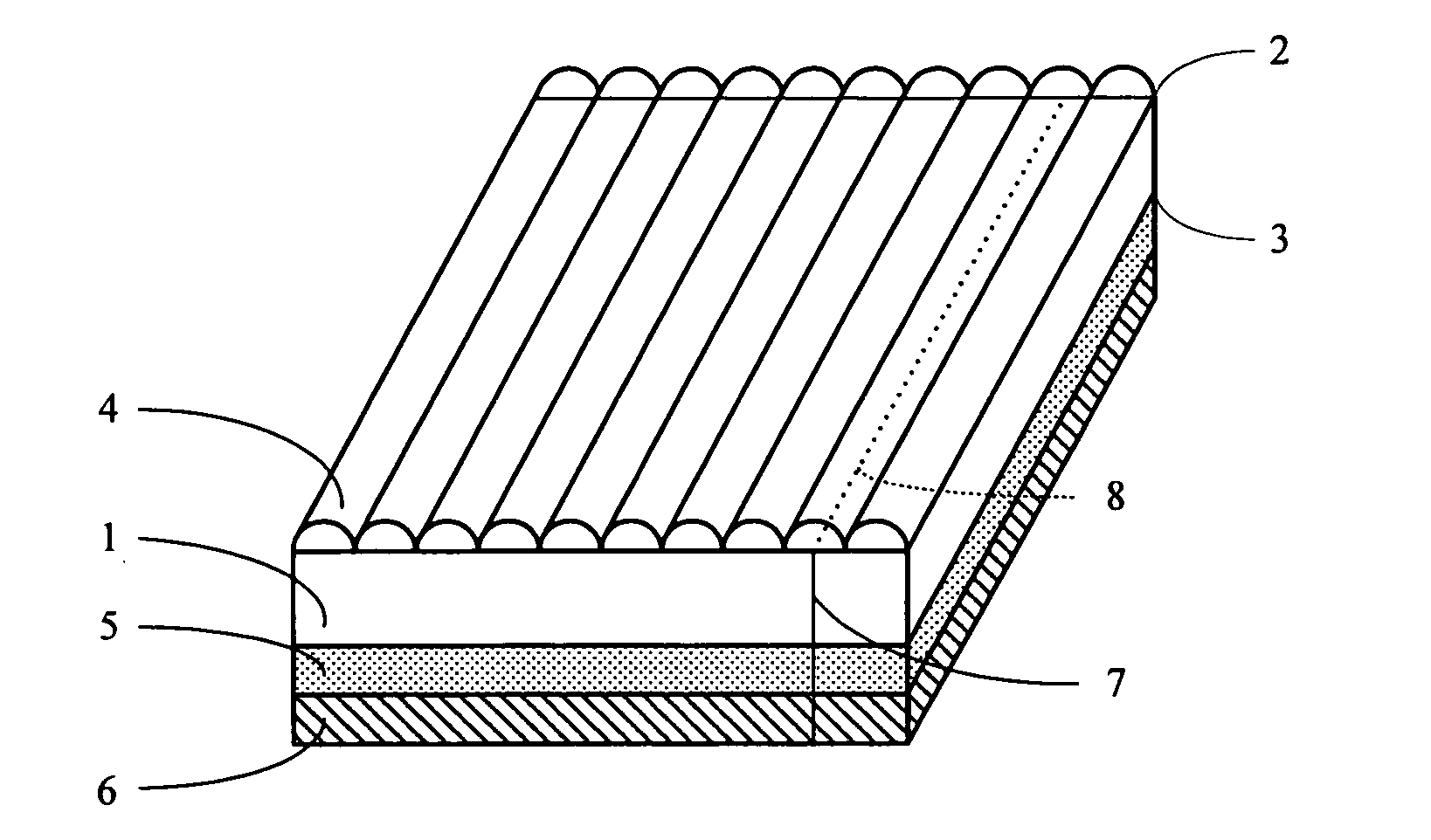 Laminate with optical structure and method for using the same