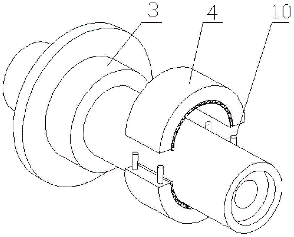 Split air foil bearing easy to disassemble and air compressor with same